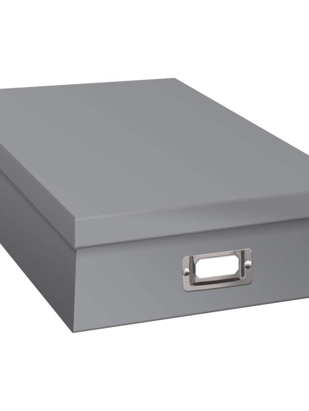Jumbo Scrapbook Storage Box, Gray